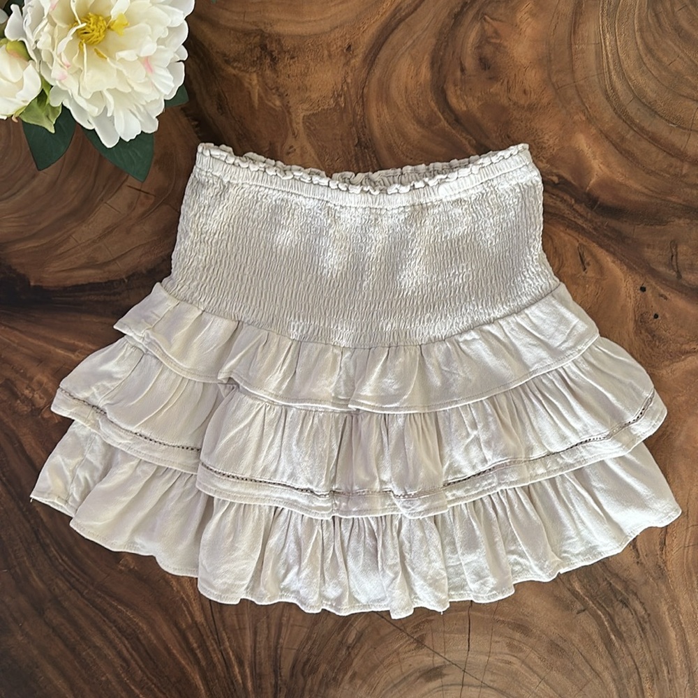 Ocean Drive Tiered Ruffle Mini Skirt